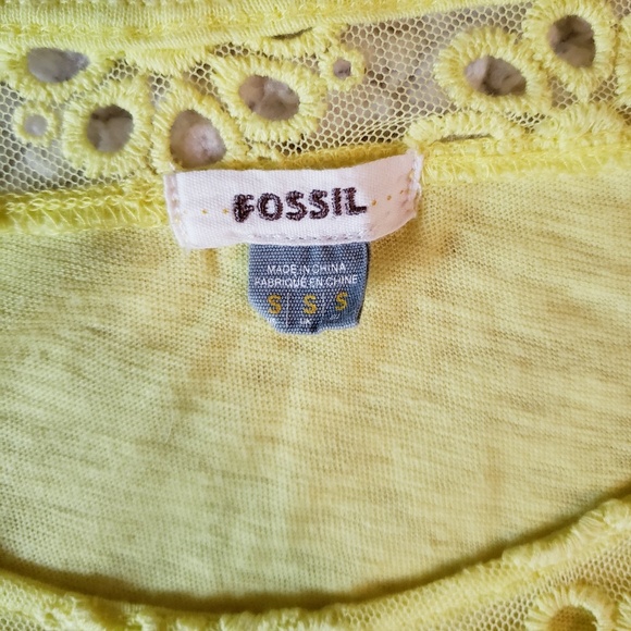 Fossil Lace Sleeve Top - Picture 6 of 6
